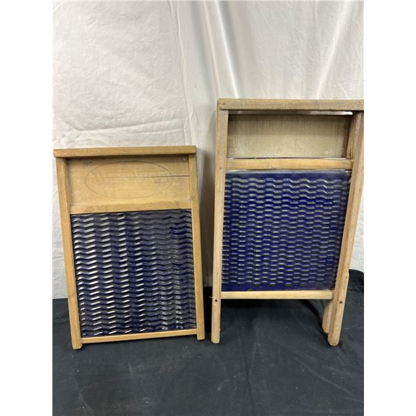 2 Vintage Washboards