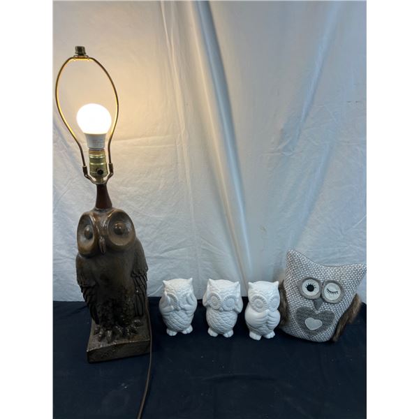 Assorted Owl Decor