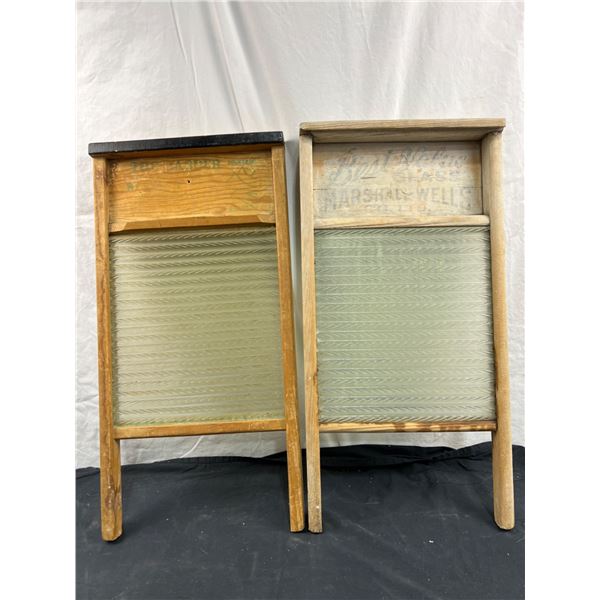 2 Vintage Washboards