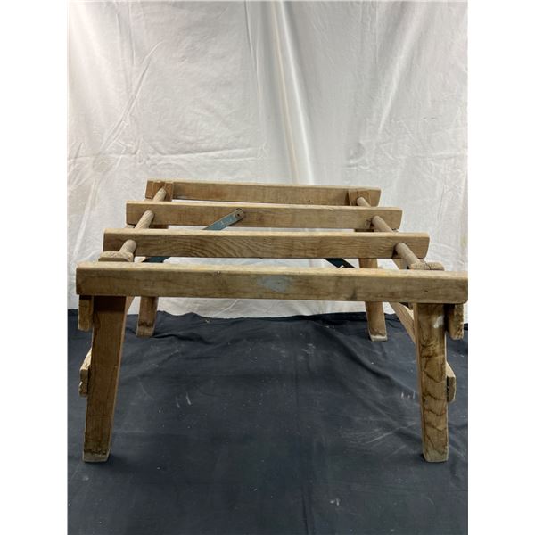 Vintage Folding Wooden Stand