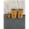 Image 1 : 3 Vintage Kromex Canisters