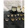 Image 2 : Assortment of Fashion Jewellery Rings & Trinket Box