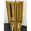 Image 2 : Set of 4 Wooden TV Tables With Rack