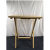Image 4 : Set of 4 Wooden TV Tables With Rack