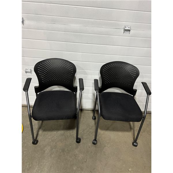 2 Office Chairs On Wheels