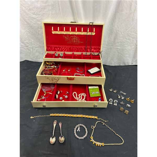 Assorted Fashion Jewellery With Case