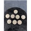 Image 2 : 8 Canadian 0.50 Cent Coins