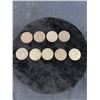 Image 1 : Nine 0.50 Cent Canadian Coins