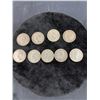 Image 2 : Nine 0.50 Cent Canadian Coins