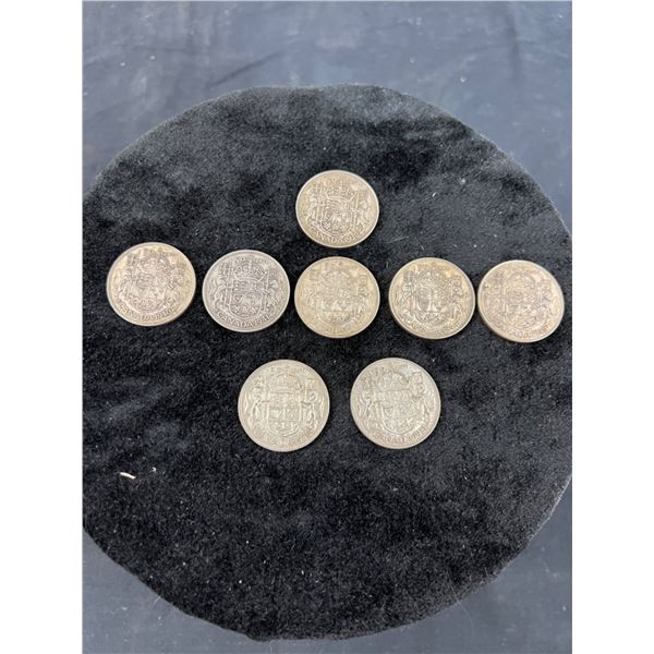 Assortment of Canadian 0.50 Cent Coins