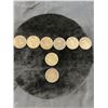 Image 1 : 8 Canadian 0.50 Cent Coins
