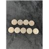 Image 1 : 9 Canadian .50 Cent Pieces