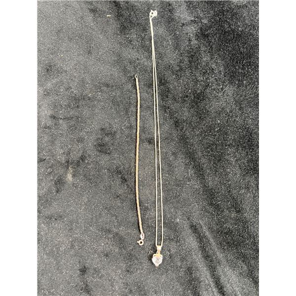 Necklace & Bracelet Stamped 925