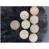 Image 2 : 8 Canadian 0.50 Cent Coins