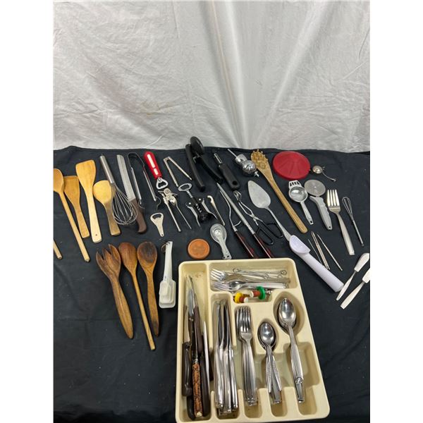 Assortment of Kitchen Utensils