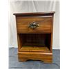 Image 1 : Wooden Side Table With Drawer