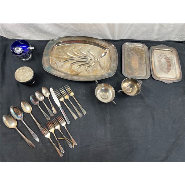 Variety Of Silver Plate Serving Ware