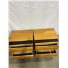 Image 3 : 2 Palliser Night Side Tables With Drawers and Pull Out Shelf