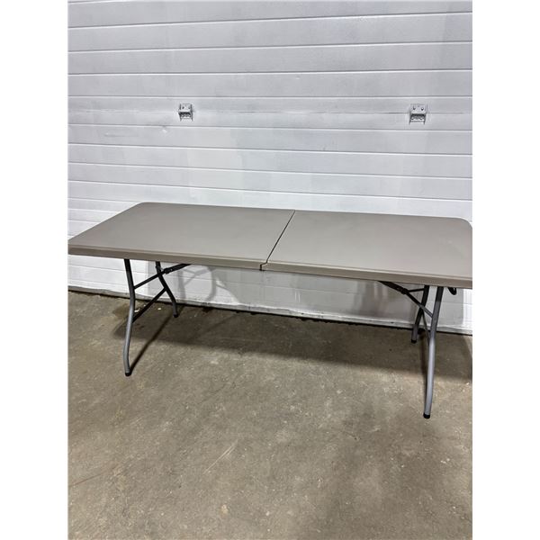 Grey 6' Folding Table