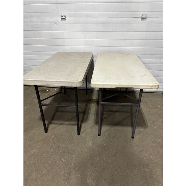 Two 4' Folding Tables