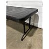Image 3 : 4' Black Folding Table