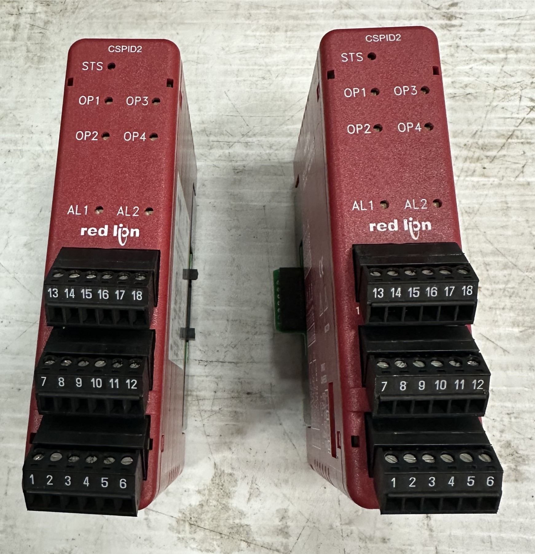 Pid Control Loop Module (2) Red Lion #CSPID2S0 Dual Loop PID Temp Control Modules