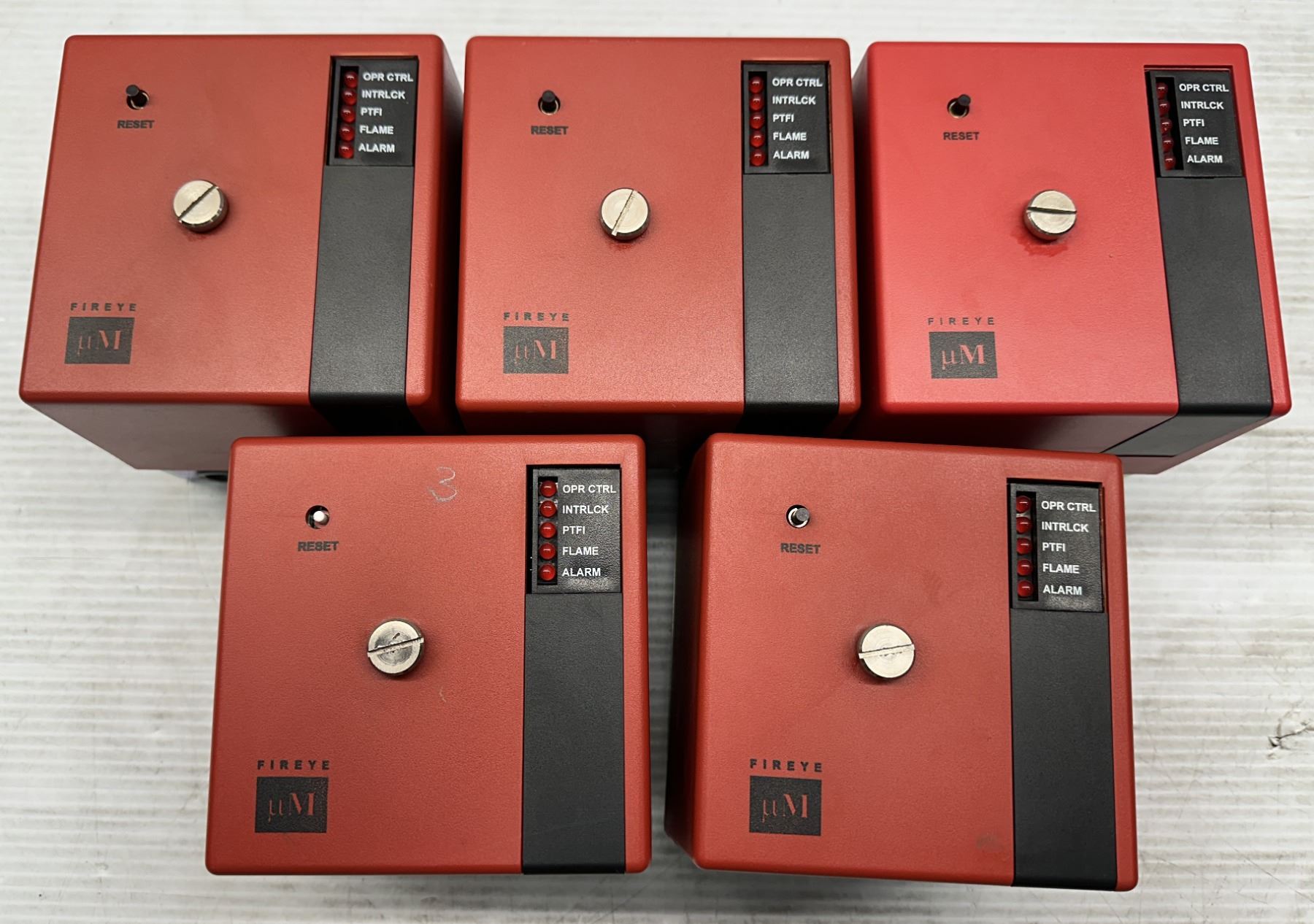 (5) Fireye #61-5042/MEP104/MERT4/MEC120RD Programmer Modules