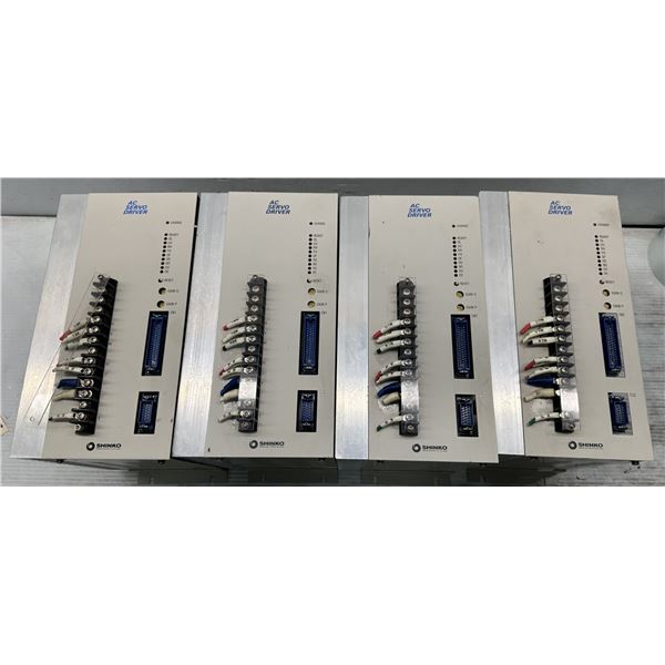 (4) Shinko #CML7-64528-37/SSDE-A-37A AC Servo Drives