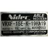 Image 7 : Nidec #VRXF-15E-K-19HA19 Able Reducer