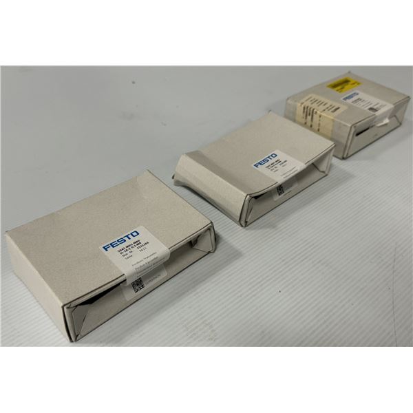 (3) Festo #SDAT-MHS-M80-1L-SA-E-0.3-M8 Position Transmitter