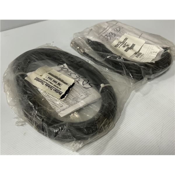 (2) Mettler-Toledo Thornton #58 080 204 VP Patch Cable 25FTS