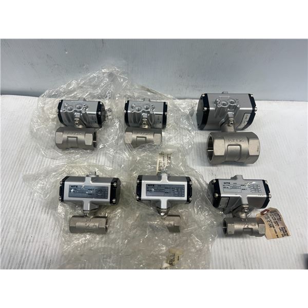 Lot of (6) Kitz Valves