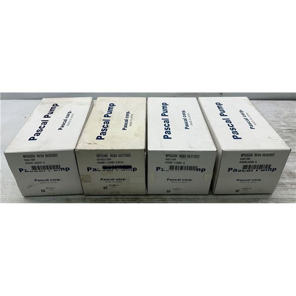 (4) Pascal #X6308P-D Air Operated Reciprocate Hydraulic Pump