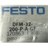 Image 7 : (2) Festo #DFM-32-200-P-A-GF Actuator
