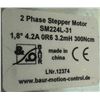 Image 8 : (2) baur #SM224L-31 2 Phase Stepper Motor