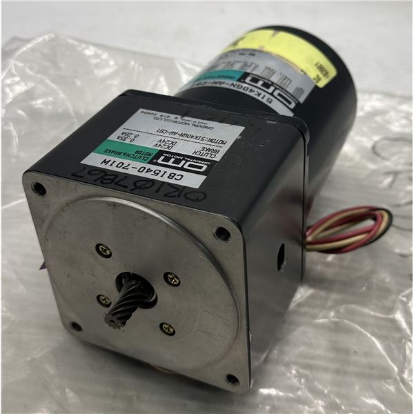 Oriental Motor #5IK40GN-AW-CB1 Motor w/#CB1540-701W Clutch Brake Motor