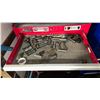 Image 8 : HOMAK PROFESSIONAL RED 7 DRAWER MOBILE INDUSTRIAL TOOL BOX (27"W X 18"D X 39"H) & HOMAK