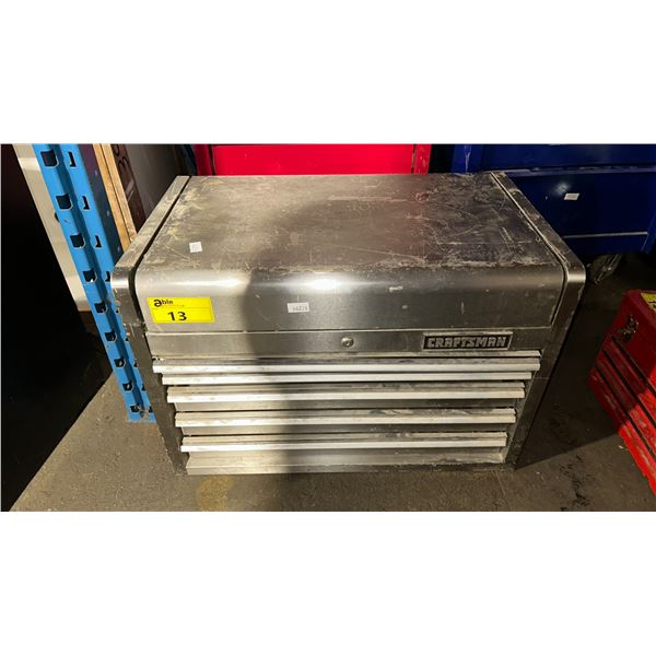 CRAFTSMAN INDUSTRIAL 5 DRAWER TOOL CHEST (30"W X 18"D X 20.5"H) *CONTENTS INCLUDED*