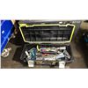 Image 2 : STANLEY FATMAX BLACK PORTABLE PLASTIC TOOL BOX (28.5"W X 12.5"D X 12"H) *CONTENTS INCLUDED*