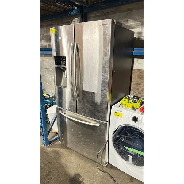 SAMSUNG RF23HCEDBSR STAINLESS STEEL 2 DOOR 1 DRAWER FRIDGE/FREEZER