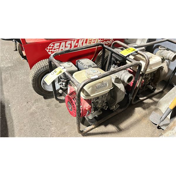 TSURUMI TE3-50HA TRASH PUMP WITH A HONDA GX 120 GAS POWERED MOTOR