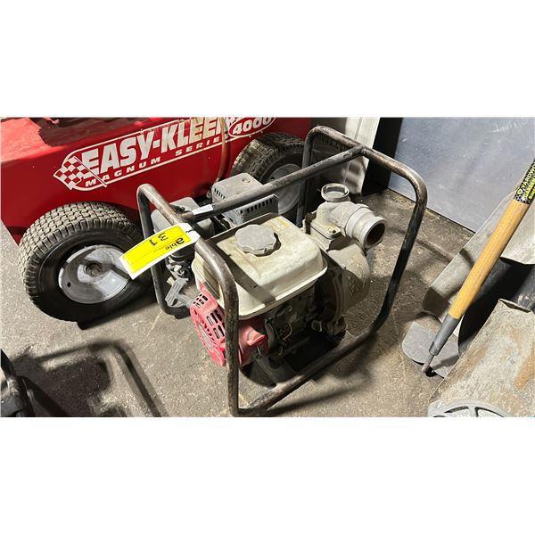 TSURUMI TE3-50HA TRASH PUMP WITH A HONDA GX 120 GAS POWERED MOTOR