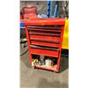Image 1 : RED JOBMATE 6 DRAWER 1 DOOR TOOL CHEST WITH CONTENTS *MISSING DOOR*