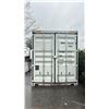 Image 2 : GREY 40' 52,910 MAX CAPACITY INDUSTRIAL TRANSPORT CONTAINER WITH 4 DUAL SWING SIDE DOORS,