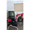 Image 2 : MIVA VA13C 2024 RED 13.5 HP GAS POWERED ENCLOSED RUBBER TRACK MINI EXCAVATOR WITH ATTACHED