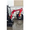 Image 5 : MIVA VA13C 2024 RED 13.5 HP GAS POWERED ENCLOSED RUBBER TRACK MINI EXCAVATOR WITH ATTACHED
