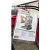 Image 7 : MIVA VA13C 2024 RED 13.5 HP GAS POWERED ENCLOSED RUBBER TRACK MINI EXCAVATOR WITH ATTACHED