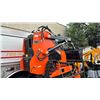 Image 2 : EGN EG36C ORANGE 420CC GAS POWERED RUBBER TRACK RIDE ON HYDRAULIC MINI SKID STEER/LOADER WITH
