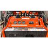 Image 4 : EGN EG36C ORANGE 420CC GAS POWERED RUBBER TRACK RIDE ON HYDRAULIC MINI SKID STEER/LOADER WITH