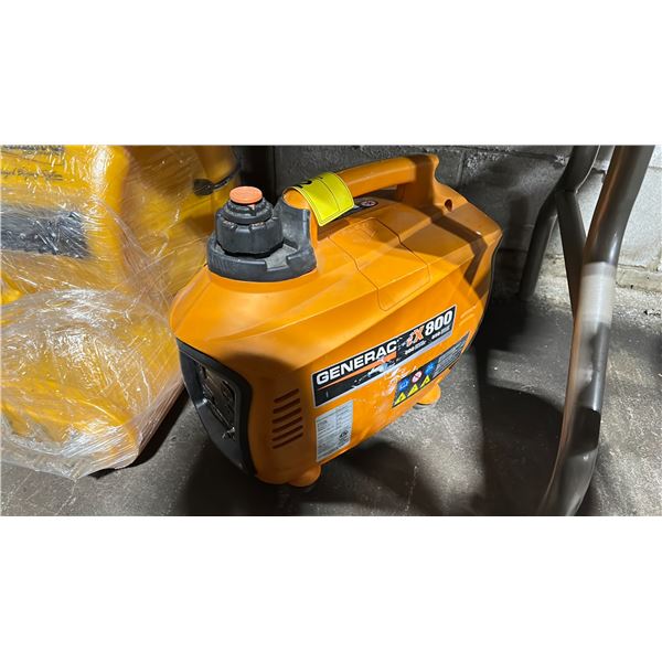 GENERAC IX800 GAS POWERED INDUSTRIAL PORTABLE SILENT GENERATOR